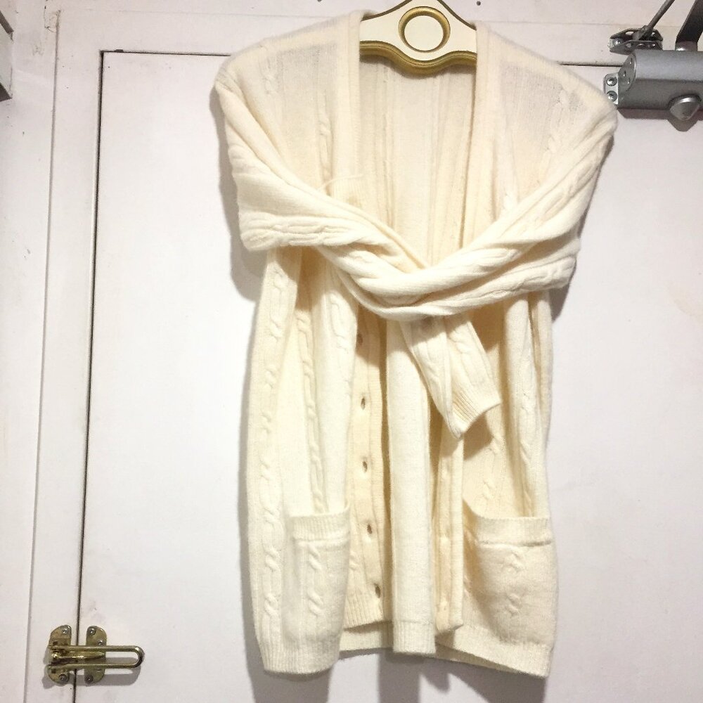 VINTAGE RINO ROSSI HAND FRAMED WOOL BLEND SWEATER CARDIGANS SIZE M - Picture 7 of 12